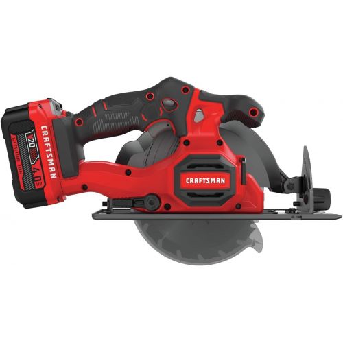  CRAFTSMAN V20* 6-1/2-Inch Cordless Circular Saw Kit (CMCS500M1)