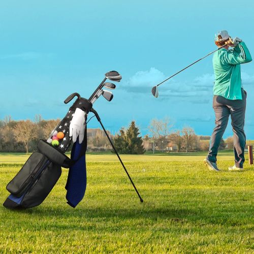  Craftsman Golf Lightweight Carry Sunday Bag with Stand Multicolor Perfect for Driving Range ,Par 3 Course