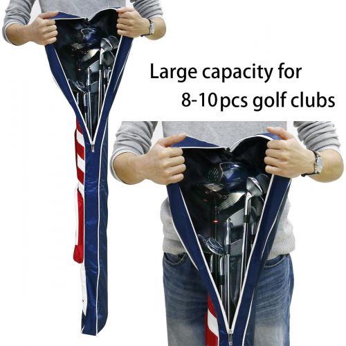  Craftsman Golf Stars and Stripes American USA US Flag Club Case Sunday Bag Red White Blue for 6-7 Clubs 49