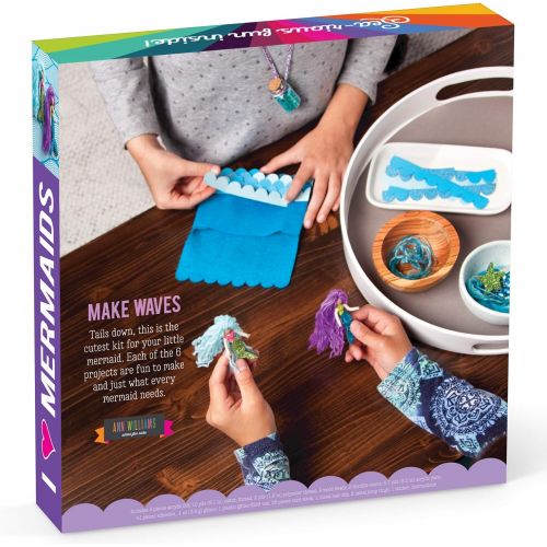  [아마존베스트]Craft-tastic  I Love Mermaids Kit  Craft Kit Includes 6 Mermaid-Themed Projects