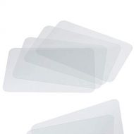[아마존베스트]CraftyCrocodile Clear Placemat Set of 4  Washable Dining or Kitchen Table Mat  Plastic - Heat Resistant