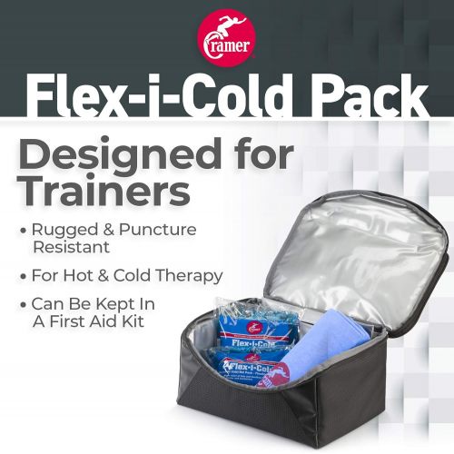  Cramer Flex-I-Cold Pack for Sports Teams, Trainers, and Everyday Use, Flexible Ice Pack, Instant Pain Relief, Manage Swelling, Soothing Cold Relief, First Aid Treatment, Pack of 12