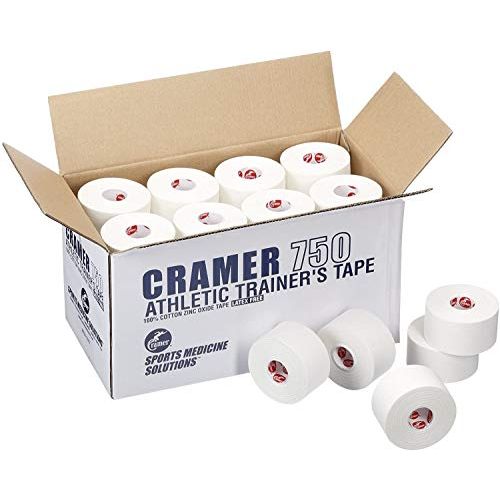  Cramer Team Color Athletic Tape for Ankle, Wrist, and Injury Taping, Helps Protect and Prevent Injuries, Promotes Faster Healing, Athletic Training First Aid Supplies, 1.5 Inch, Bu