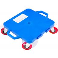 Cramer Cosom Scooter Board, 16 Inch Premium Sit & Scoot Board With 4 Inch Non-Marring Performance Wheels, Double Race Bearings, Safety Handles, Physical Education Class Equipment