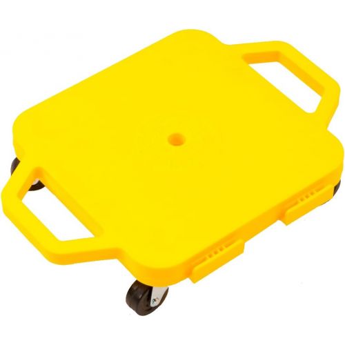  Cramer Cosom Scooter Board, 12 Inch Childrens Sit & Scoot Board With 2 Inch Non-Marring Metal Casters & Safety Guards for Physical Education Class