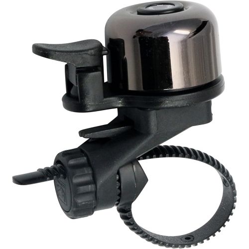  Crane Bike Bell, Flex-Tite Bicycle Bell, Made in Japan for City Bikes, Cruisers, Road Bikes or MTB, Micro-Adjustable clamp