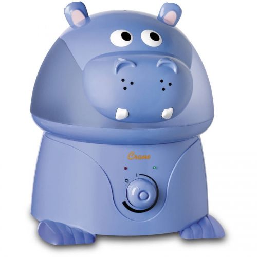  Crane USA Crane - Adorable Ultrasonic Cool Mist Humidifier Hippo - EE-8245, Blue