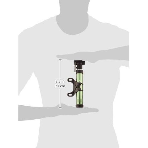  Crankbrothers Gem Bike Hand Pump - Short/Long Dual Piston Pump, Presta/Schrader, High Volume and High Pressure Hand Pump
