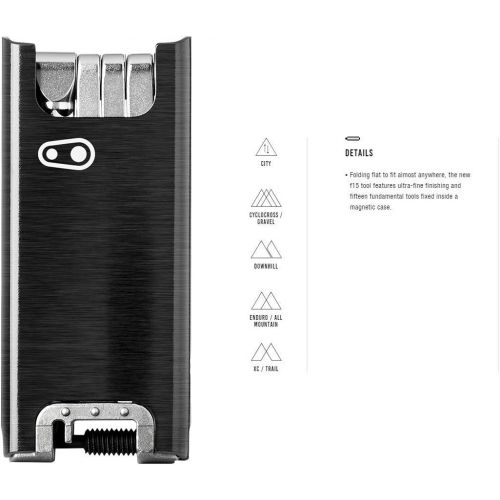  Crankbrothers F15, F10+ and F10 Multi-Tool - Chain Tool, Torx, Hex Compatible Bike Tool