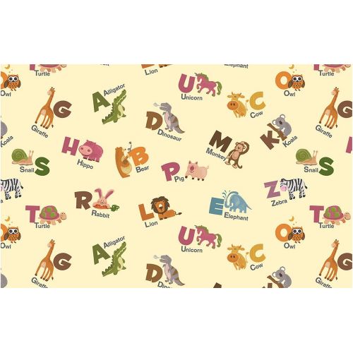  CrawLNRoll Eco-friendly Baby playmat_Flower BudAlphabet _Large