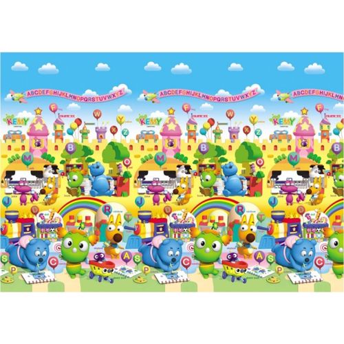  CrawLNRoll Eco-friendly Baby playmat_Flower BudAlphabet _Large