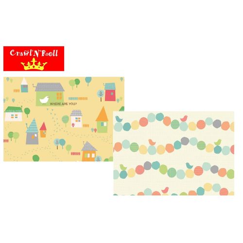  CrawLNRoll Eco-friendly Baby playmat_Flower BudAlphabet _Large