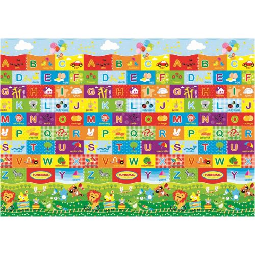  CrawLNRoll Eco-friendly Baby playmat_Flower BudAlphabet _Large