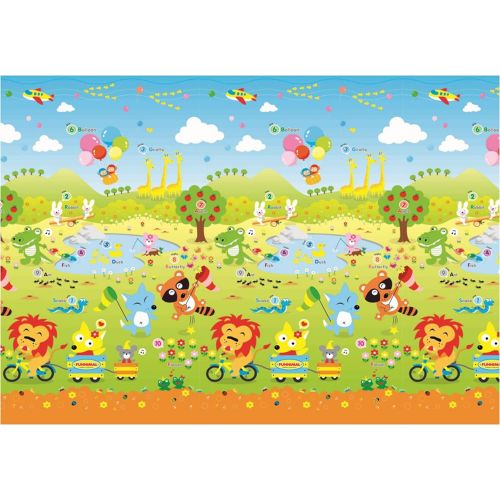  CrawLNRoll Eco-friendly Baby playmat_Flower BudAlphabet _Large