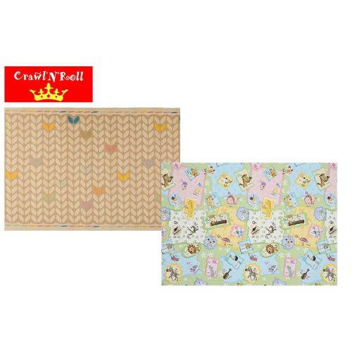  CrawLNRoll Eco-friendly Baby playmat_Flower BudAlphabet _Large