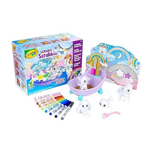  Crayola Scribble Scrubbie, Peculiar Pets, Gifts for Girls & Boys, Kids Toys, Ages 3, 4, 5, 6 [Amazon Exclusive]
