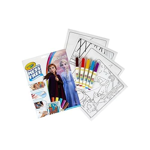  Crayola Color Wonder Frozen Coloring Pages & Markers, Mess Free Coloring, Gift for Kids, Age 3, 4, 5, 6 (Styles May Vary)