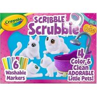 Crayola Scribble Scrubbie Pets Tub Set, Washable Pet Care Toy, Animal Toys for Girls & Boys, Arts & Crafts, Gifts for Kids, 3+