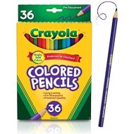 [아마존베스트]Crayola Colored Pencils, 36 Premium Quality, Long-Lasting, Pre-Sharpened Pencils Non-Toxic Colored Pencil Set For Adult Coloring Books or Kids 4 & Up, Great For Shading, Gradation,