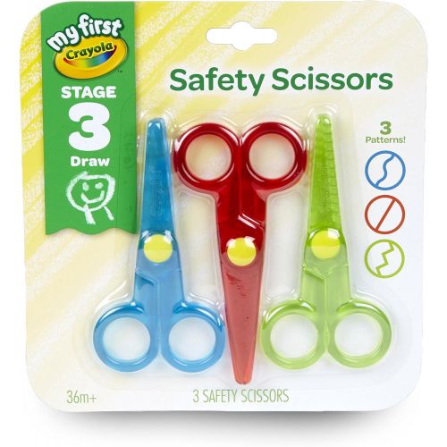  [아마존베스트]Crayola My First Safety Scissors, Toddler Art Supplies, 3ct