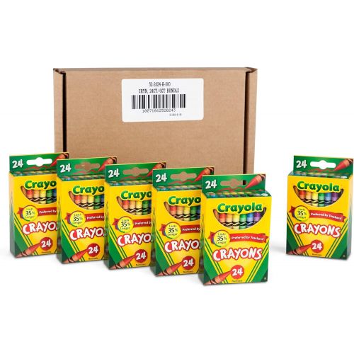  [아마존베스트]Crayola Crayons, School & Art Supplies, Bulk 6 Pack of 24Count