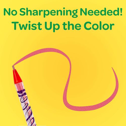  [아마존베스트]Crayola Twistables Colored Pencils, Great for Coloring Books, 50 Count, Gift