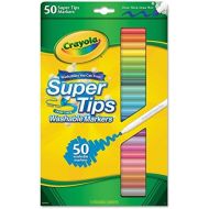 [아마존베스트]Crayola 50ct Washable Super Tips Markers 50 Color Variety
