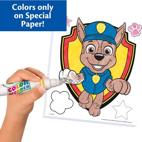  [아마존베스트]Crayola Color Wonder Paw Patrol Coloring Book Pages & Markers, Mess Free Coloring, Gift for Kids