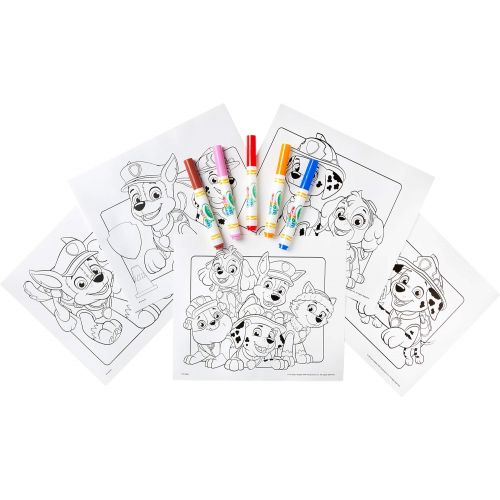  [아마존베스트]Crayola Color Wonder Paw Patrol Coloring Book Pages & Markers, Mess Free Coloring, Gift for Kids