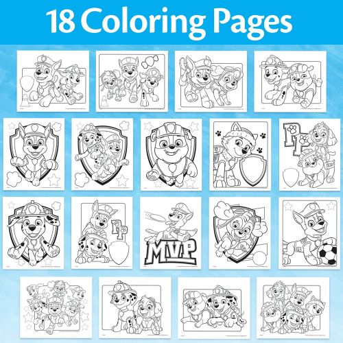  [아마존베스트]Crayola Color Wonder Paw Patrol Coloring Book Pages & Markers, Mess Free Coloring, Gift for Kids
