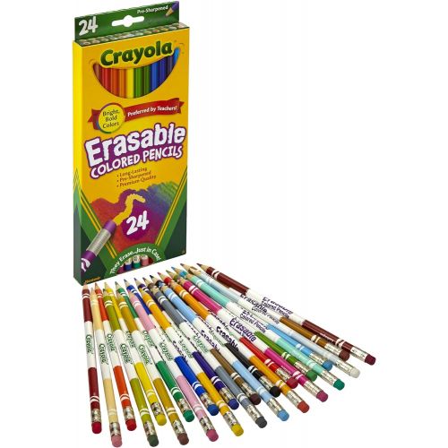  [아마존베스트]Crayola Erasable Colored Pencils, 24 Count