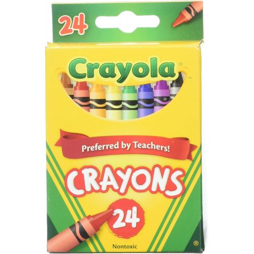  [아마존베스트]Crayola 24 Count Box of Crayons Non-Toxic Color Coloring School Supplies (2 Packs)