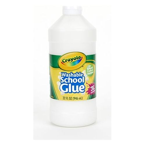  [아마존베스트]Crayola Washable School Glue for Kids, Bulk Glue, 32 oz