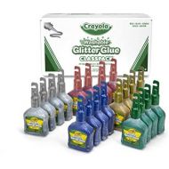 [아마존베스트]Crayola Glitter Glue Bulk, 20 Count Classpack, Washable Craft Glue, 5 Assorted Colors