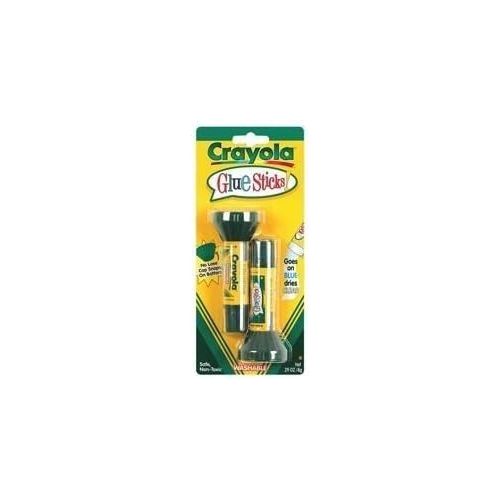  [아마존베스트]Crayola Bulk Buy Washable Glue Sticks .20 Ounce 2 Pack 56-1129 (6-Pack)