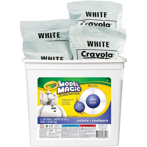  [아마존베스트]Crayola Model Magic White, Modeling Clay Alternative, 2 lb. Bucket, Gift