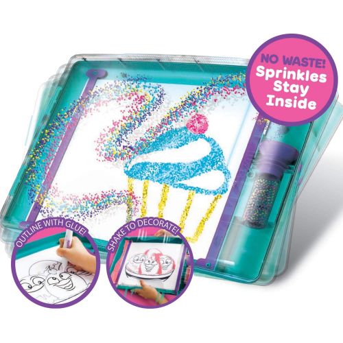  [아마존베스트]Crayola Sprinkle Art Shaker, Rainbow Arts & Crafts for Girls, Gift, Age 5, 6, 7, 8