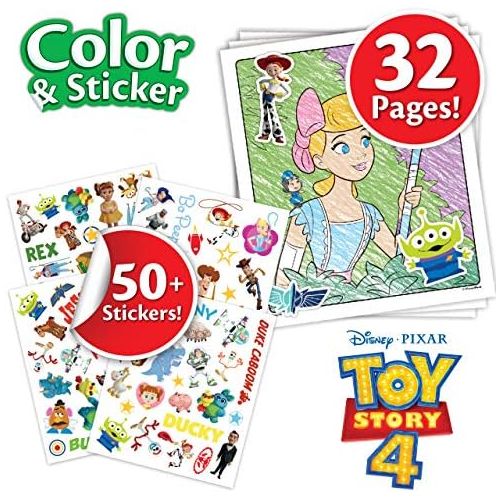  [아마존베스트]Crayola Toy Story 4 Coloring Pages & Stickers, Gift for Kids, Age 3, 4, 5, 6, 7