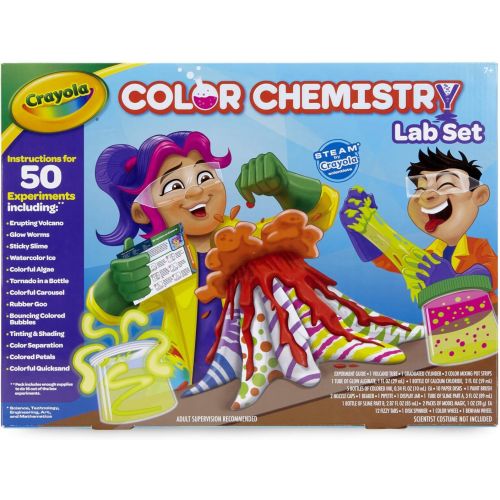  [아마존베스트]Crayola Color Chemistry Set for Kids, Steam/Stem Activities, Gift for Ages 7, 8, 9, 10