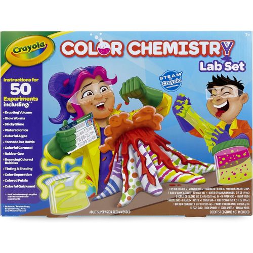  [아마존베스트]Crayola Color Chemistry Set for Kids, Steam/Stem Activities, Gift for Ages 7, 8, 9, 10