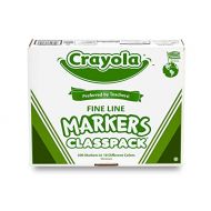 Crayola Fine Line Markers, Back to School Supplies Classpack, 10 Assorted Colors , 200 Count