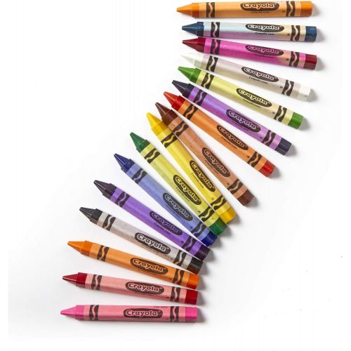  Crayola Triangular Crayon Classpack, 16 Assorted Colors, 256 Count
