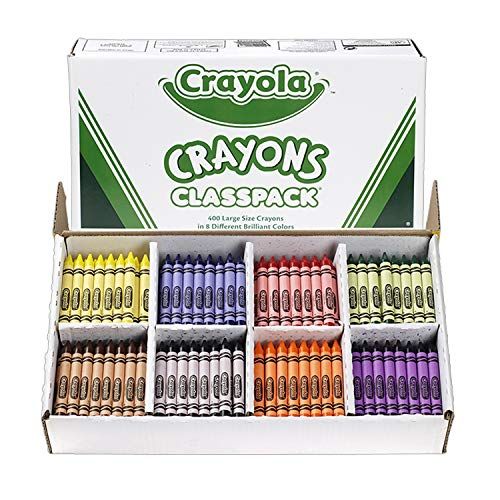  Crayola Crayon Classpack, 8 Classic Colors, 400 Count