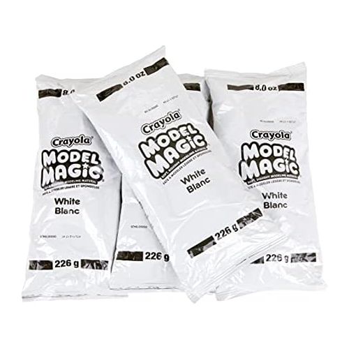  Crayola Model Magic White, Modeling Clay Alternative, 2 lb. Bucket, Gift