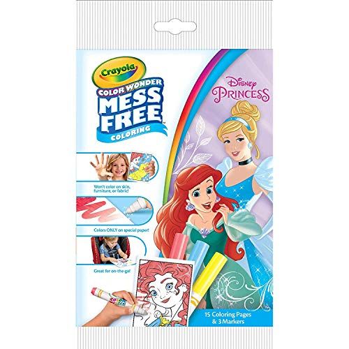  Crayola Color Wonder Disney Princess Coloring Pages, Mess Free Coloring, for Kids, Age 3 4 5 6