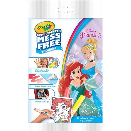  Crayola Color Wonder Disney Princess Coloring Pages, Mess Free Coloring, for Kids, Age 3 4 5 6