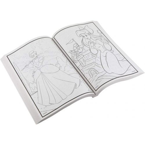  Crayola Disney Princess Coloring Book with Stickers, Gift for Kids, 288 Pages, Ages 3, 4, 5, 6