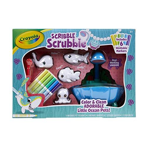  Crayola Scribble Scrubbie Pets Lagoon Playset, Toys for Boys & Girls, Gifts for Kids, Ages 3, 4, 5, 6