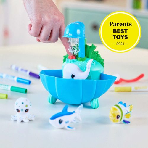  Crayola Scribble Scrubbie Pets Lagoon Playset, Toys for Boys & Girls, Gifts for Kids, Ages 3, 4, 5, 6