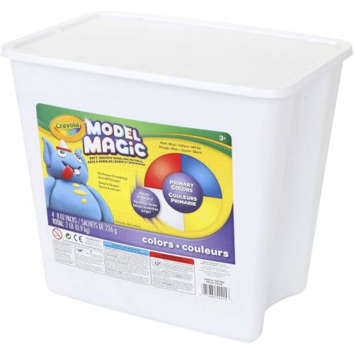  [아마존베스트]Crayola Model Magic, Primary Colors, Modeling Clay Alternative, 2 lb. Bucket, Gift